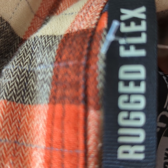 Carhartt Men's Rugged Flex Relaxed Fit Midweight Long-Sleeve Flannel Shirt - Picture 9 of 16